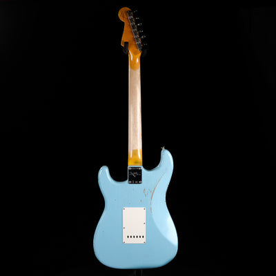 Fender Late-1962 Stratocaster Relic Electric Guitar w/ Closet Classic Hardware - Faded Aged Daphne Blue - Palen Music