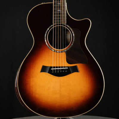 Taylor 814ce Acoustic-Electric Guitar - Tobacco Sunburst with V-Class Bracing and Radiused Armrest - Palen Music