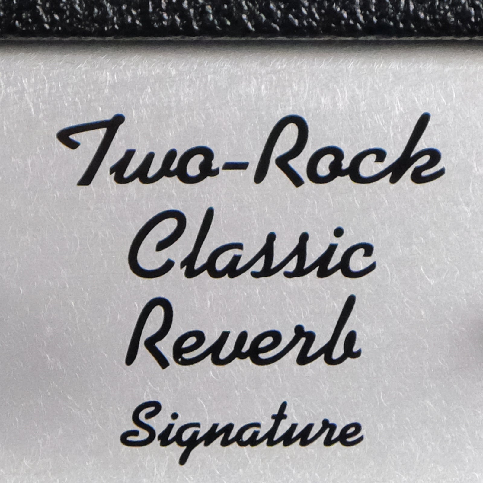 Two-Rock Classic Reverb Signature 40w/20w Combo Amp - Black, Silverface - Palen Music