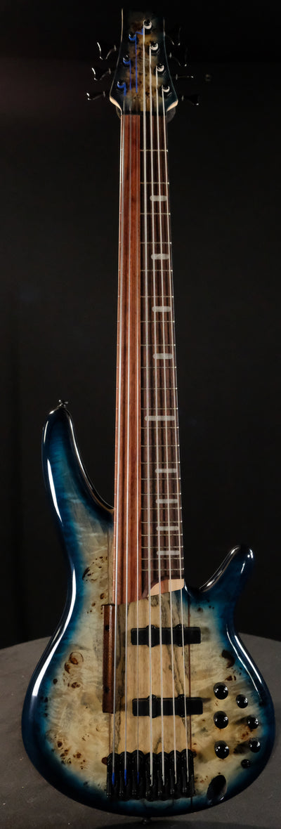 Ibanez Bass Workshop SRAS7 Ashula 7-string Bass Guitar - Cosmic Blue Starburst - Palen Music