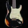 Fender Custom Shop 1960 Stratocaster Heavy Relic Electric Guitar - Aged Black over 3-color Sunburst