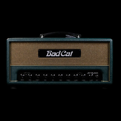 Bad Cat Jet Black 38-Watt Tube Head Amp - Green Tolex - Palen Music