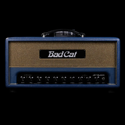 Bad Cat Jet Black 38-Watt Tube Head Amp - Navy Blue - Palen Music