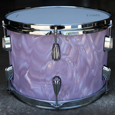 Franklin Drum Company Mahogany 3pc Shell Kit 13/16/22 - Purple Satin Flame - Palen Music