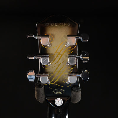 Epiphone Adam Jones Les Paul Custom Art Collection Electric Guitar - Korin Faught's, "Sensation", Antique Silverburst - Palen Music