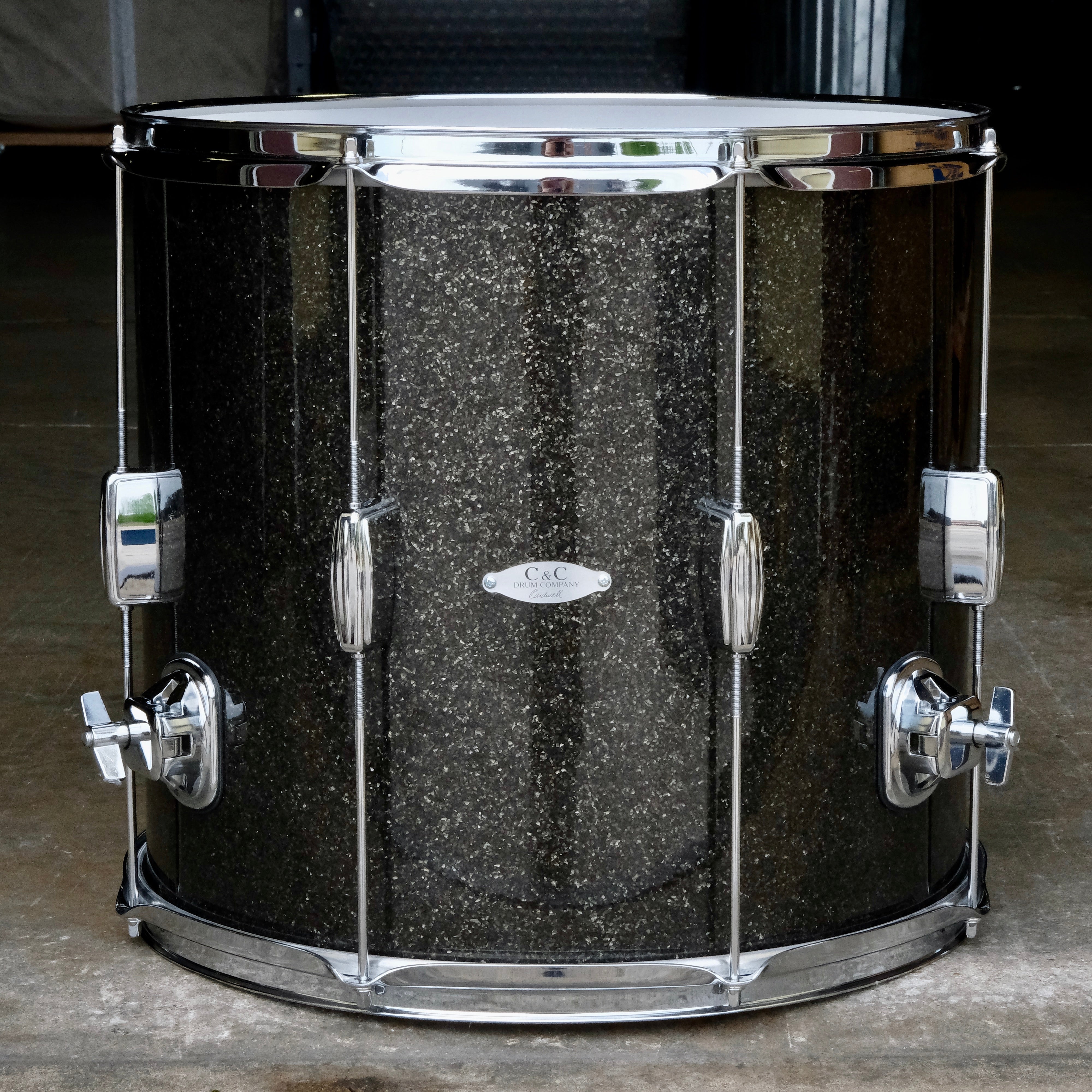 C&C Drum Co Player Date I Big Beat Shell Pack 22, 16, 13 - Grey Glass Glitter - Palen Music