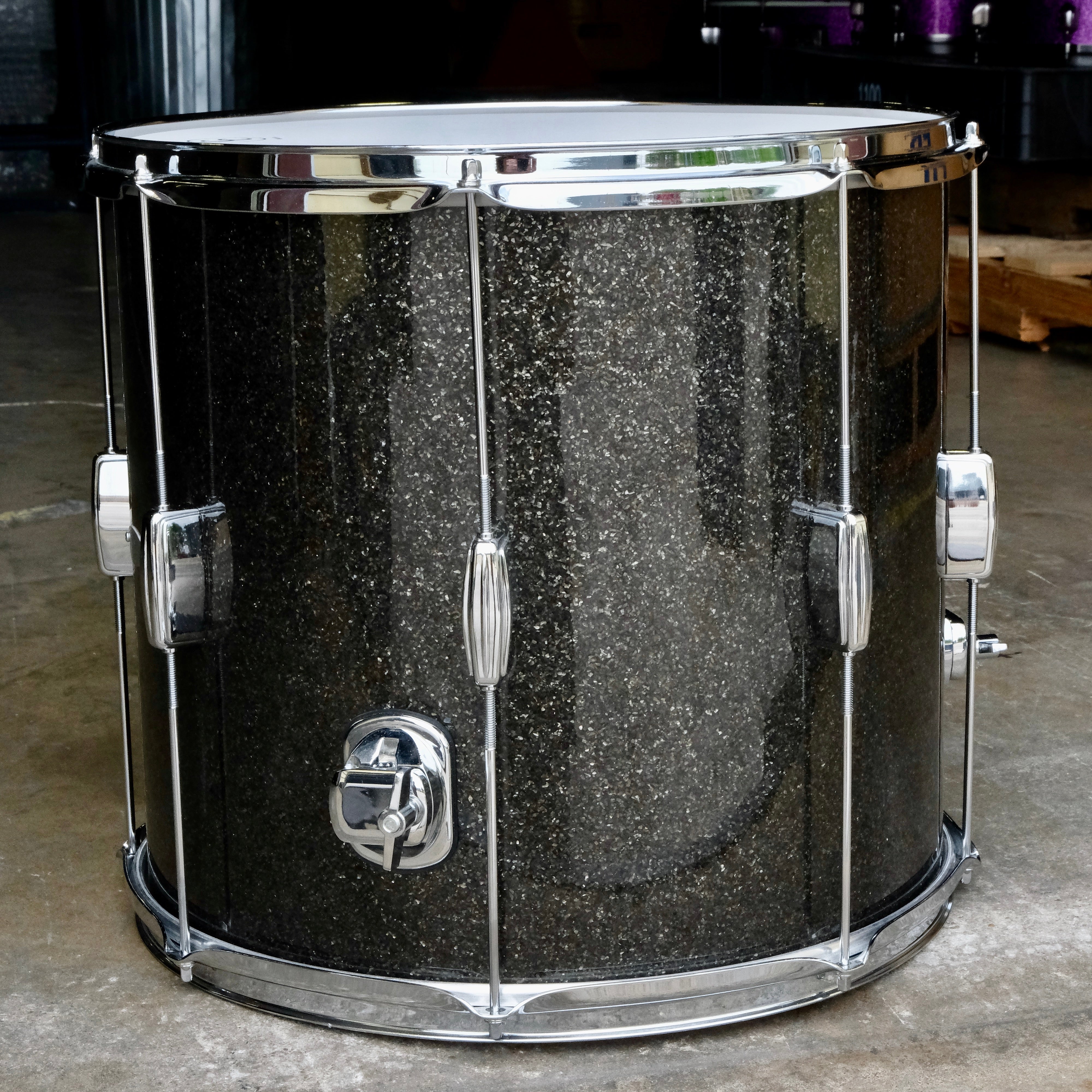C&C Drum Co Player Date I Big Beat Shell Pack 22, 16, 13 - Grey Glass Glitter - Palen Music