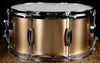 Franklin Drum Company Brushed Brass 6.5" x 14" Snare Drum with Triple Flange Hoops - Brushed Brass - Palen Music
