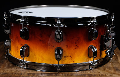 Tama S.L.P. G-Kapur Snare Drum - 6-inch x 14-inch, Limited Edition Amber Sunset Fade - Palen Music