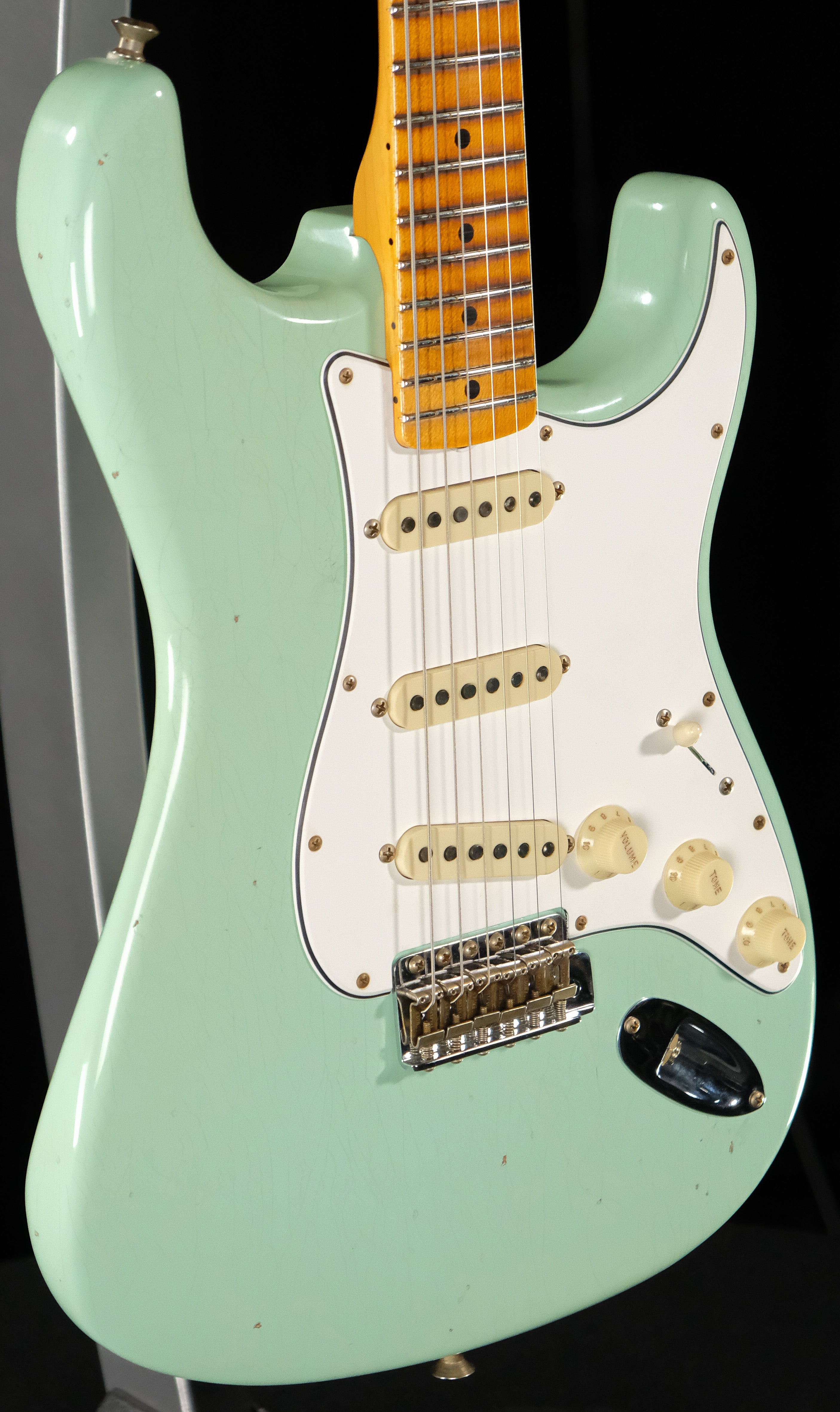 Fender Custom Shop Postmodern Stratocaster Journeyman Relic - Aged Surf Green - Palen Music
