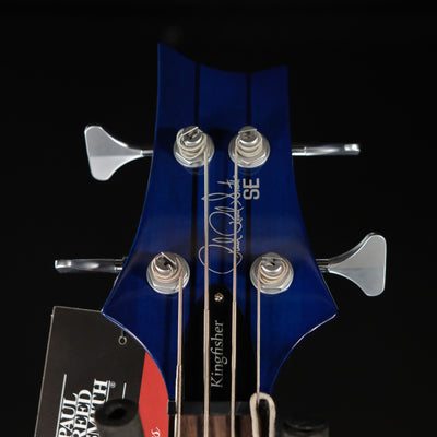 PRS SE Kingfisher Electric Guitar - Faded Blue Wrap Around Burst - Palen Music