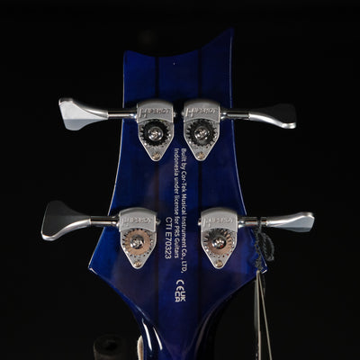 PRS SE Kingfisher Electric Guitar - Faded Blue Wrap Around Burst - Palen Music