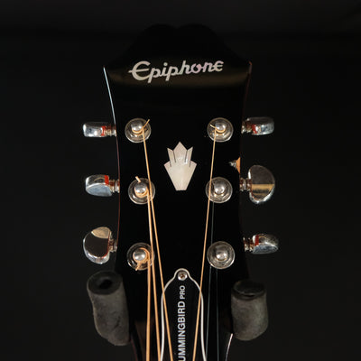 Epiphone Hummingbird Studio Acoustic-Electric Guitar - Faded Cherry - Palen Music