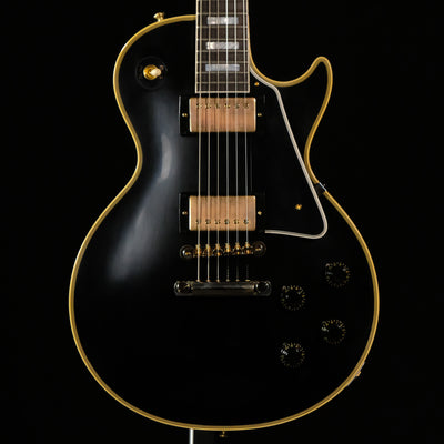 Gibson Custom 1957 Les Paul Custom Reissue VOS Electric Guitar-Ebony 2-Pickup - Palen Music