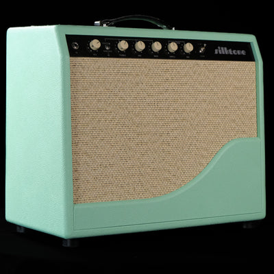 Silktone 12w KT66 Hand Wired Combo Amp - Surf Green - Palen Music