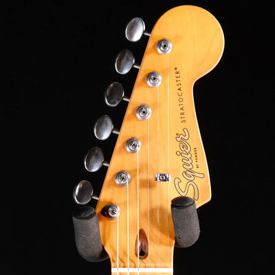 Squier 40th Anniversary Stratocaster Electric Guitar, Vintage Edition - Satin Wide 2-color Sunburst with Maple Fingerboard - Palen Music