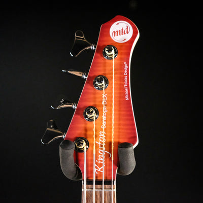 MTD Kingston Saratoga Deluxe 4-String Bass Guitar - Deep Cherry Burst - Palen Music