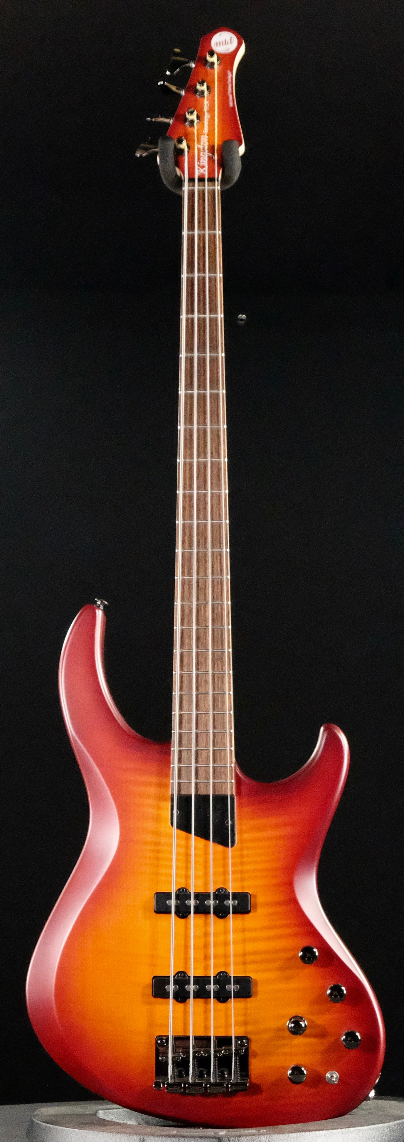 MTD Kingston Saratoga Deluxe 4-String Bass Guitar - Deep Cherry Burst - Palen Music