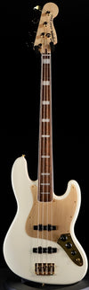 Squier 40th Anniversary Gold Edition Jazz Bass - Olympic White - Palen Music