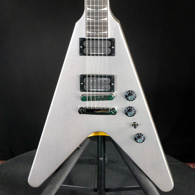 Gibson Dave Mustaine Flying V EXP Electric Guitar - Silver Metallic - Palen Music