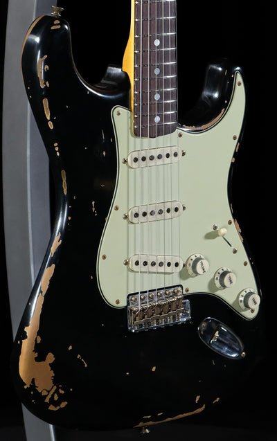 Fender Custom Shop Michael Landau Signature 1968 Stratocaster Electric Guitar - Black - Palen Music