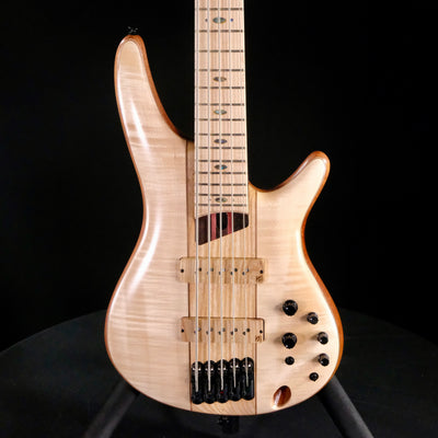 Ibanez Premium SR5FMDX2 5-string Bass Guitar - Natural Low Gloss - Palen Music
