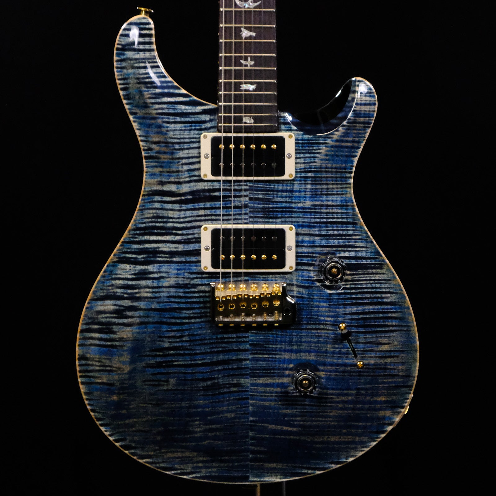 ギター PRS Custom24 10top Faded Whale Blue 2024 2024 PRS Custom 24 10-Top Electric Guitar - Faded Whale Blue
