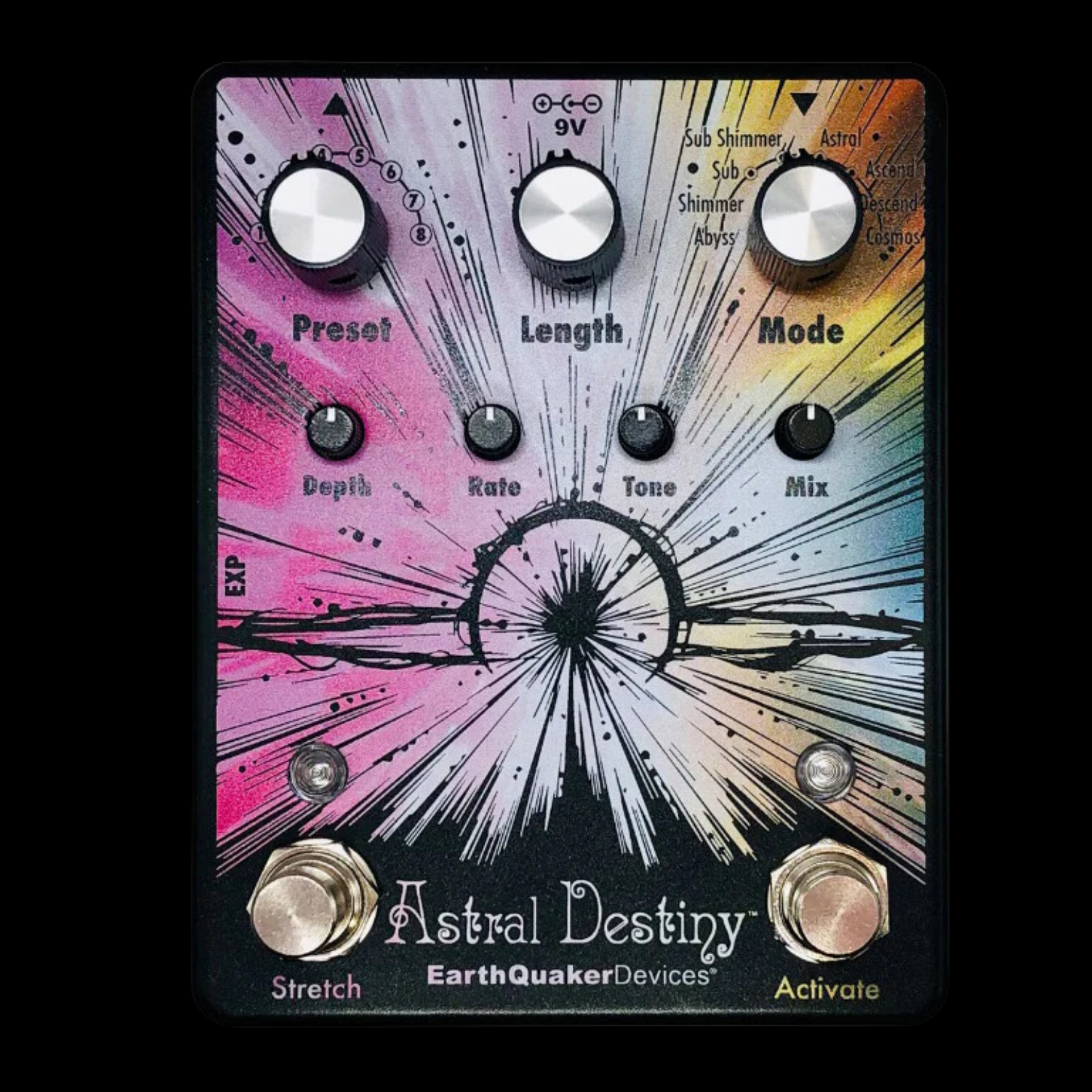EarthQuaker Devices Astral Destiny Reverb Pedal - Space Odyssey Edition