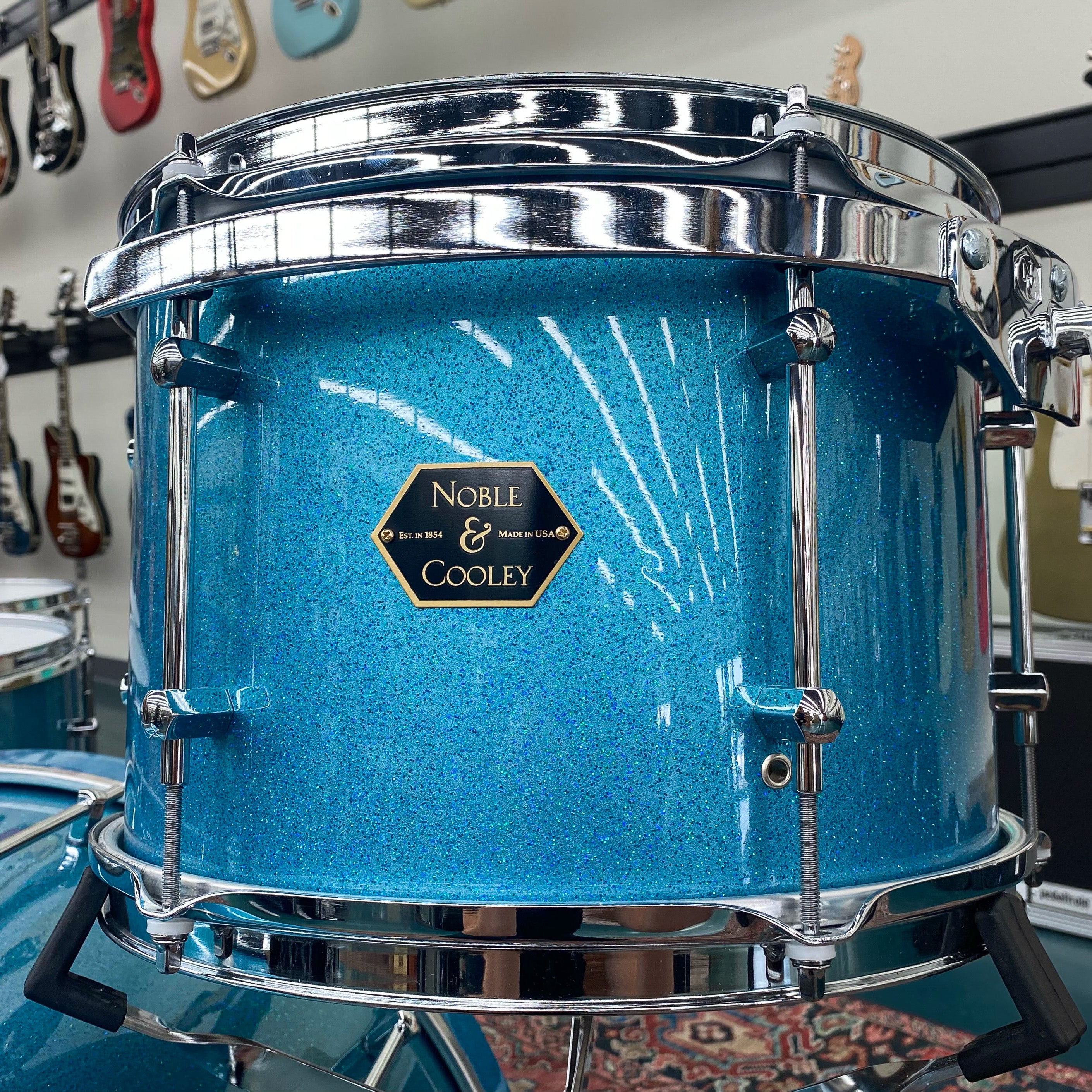 Noble & Cooley Walnut Classic Series Shell Kit 24, 13, 16, 18 - Light Cairo Blue - Palen Music