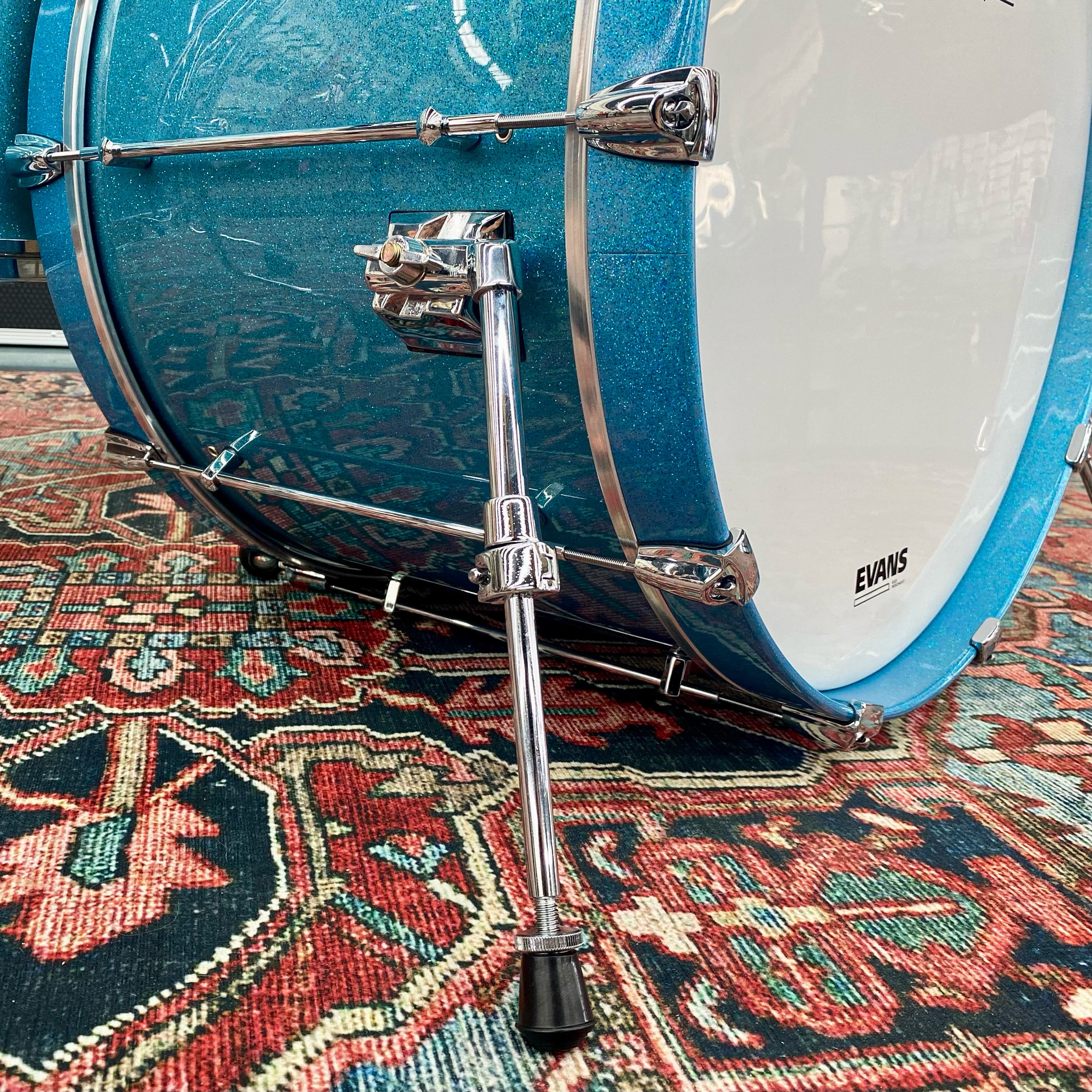 Noble & Cooley Walnut Classic Series Shell Kit 24, 13, 16, 18 - Light Cairo Blue - Palen Music