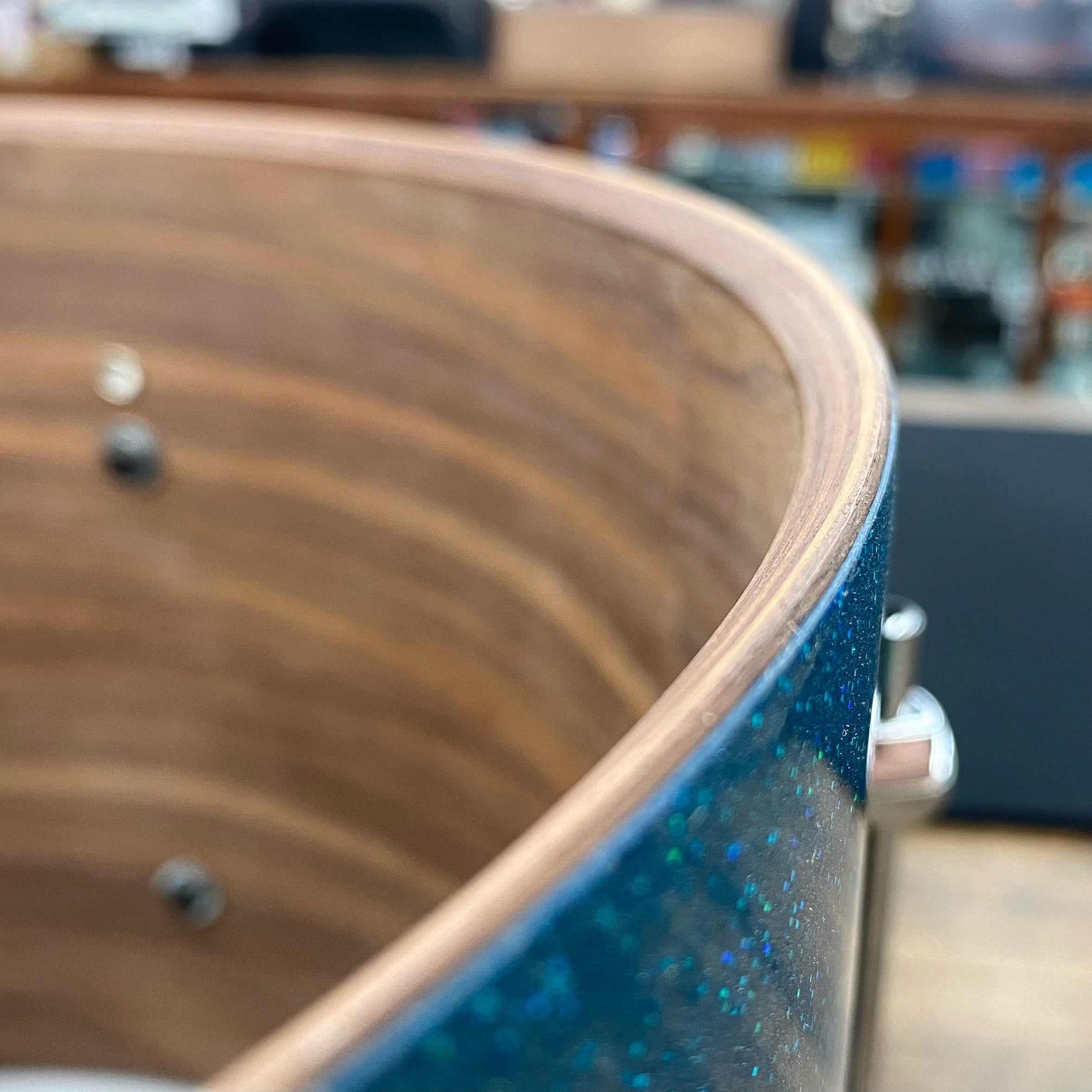 Noble & Cooley Walnut Classic Series Shell Kit 24, 13, 16, 18 - Light Cairo Blue - Palen Music