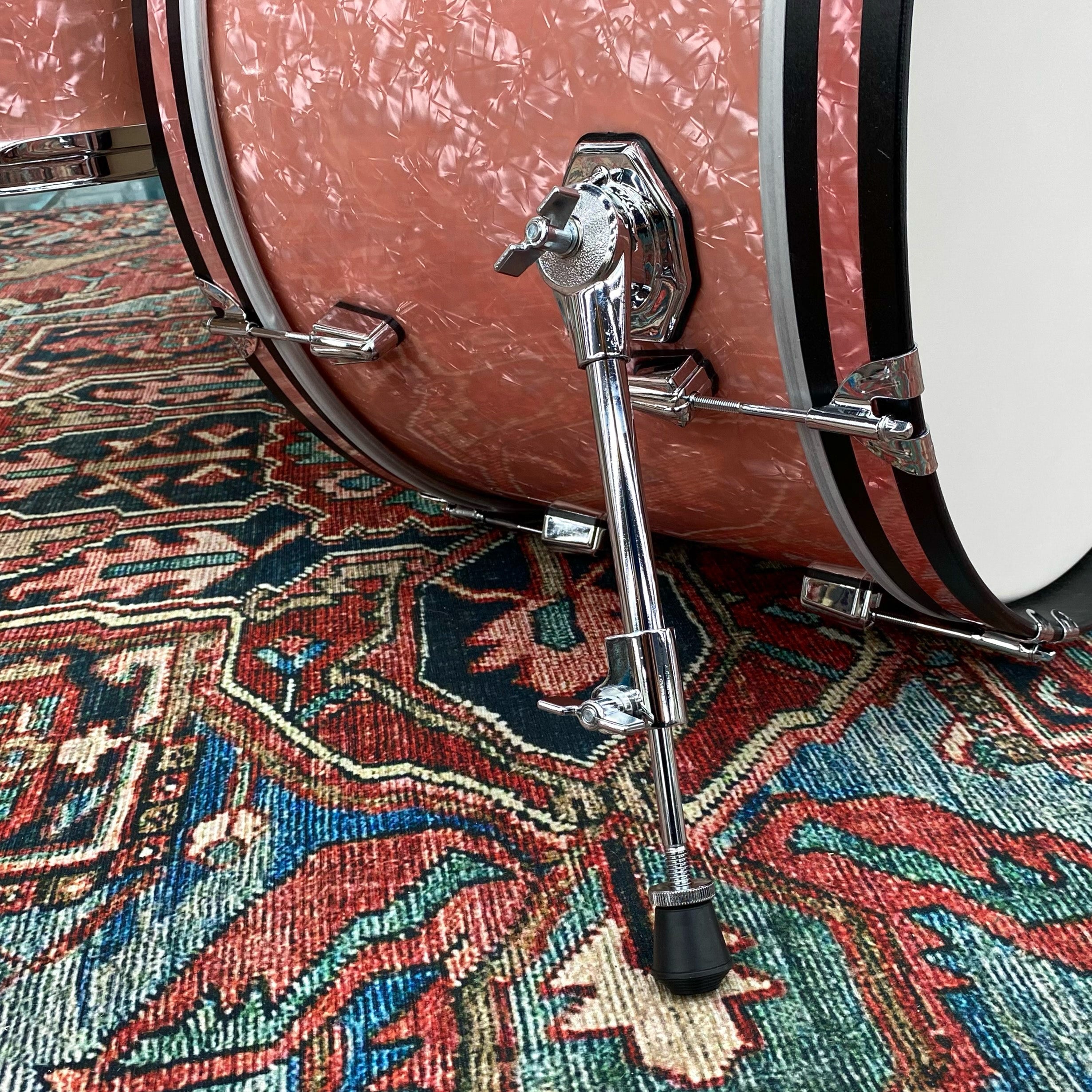 C&C Drum Co 12th & Vine Maple/Poplar/Maple Big Beat 3pc Shell Pack - Rose Marine Pearl - Palen Music