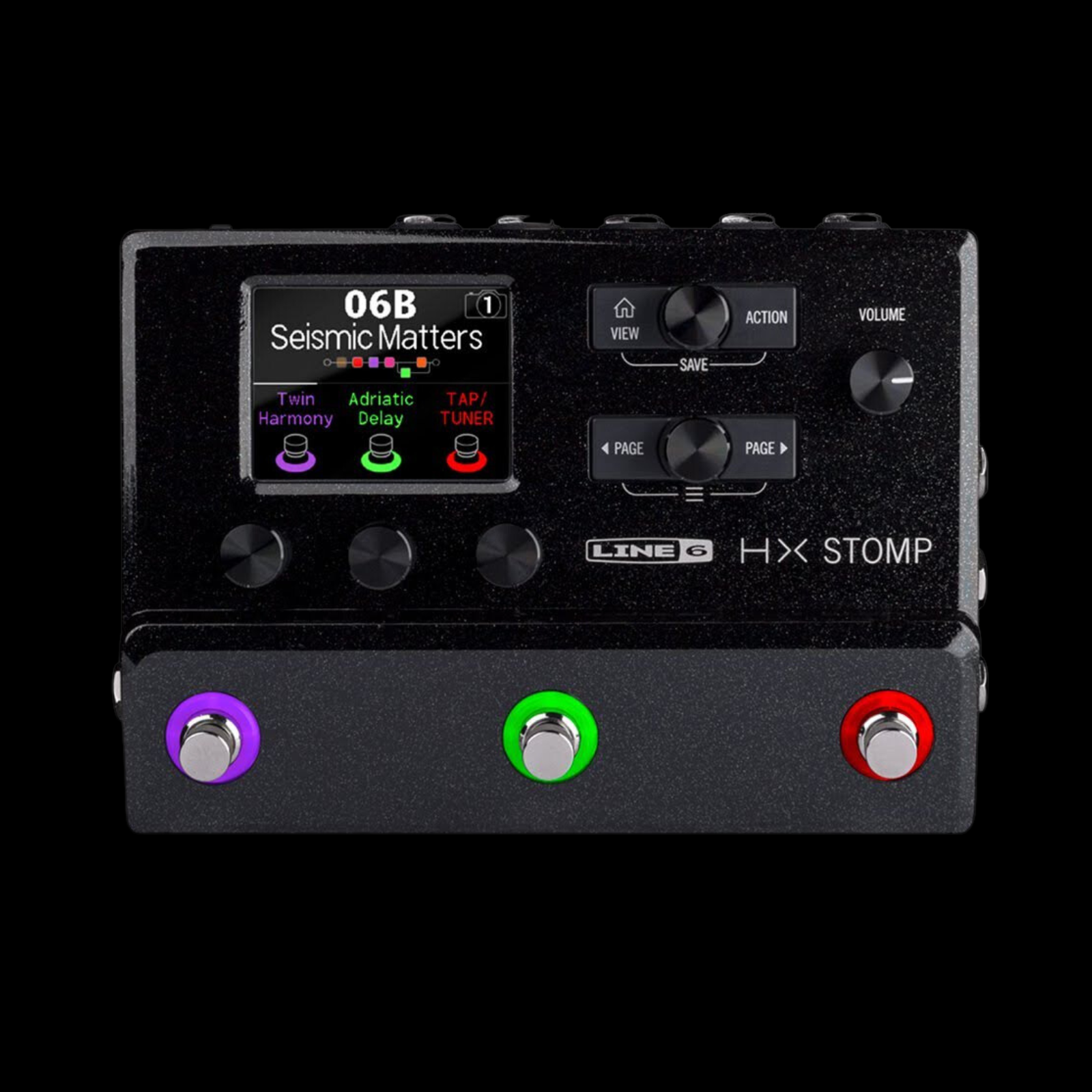 Line 6 HX Stomp Guitar Multi-effects Floor Processor - Palen Music