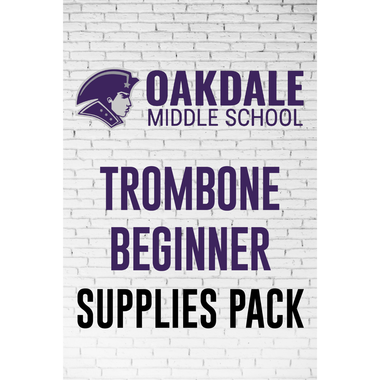 Oakdale Student Trombone Beginner Supply Pack
