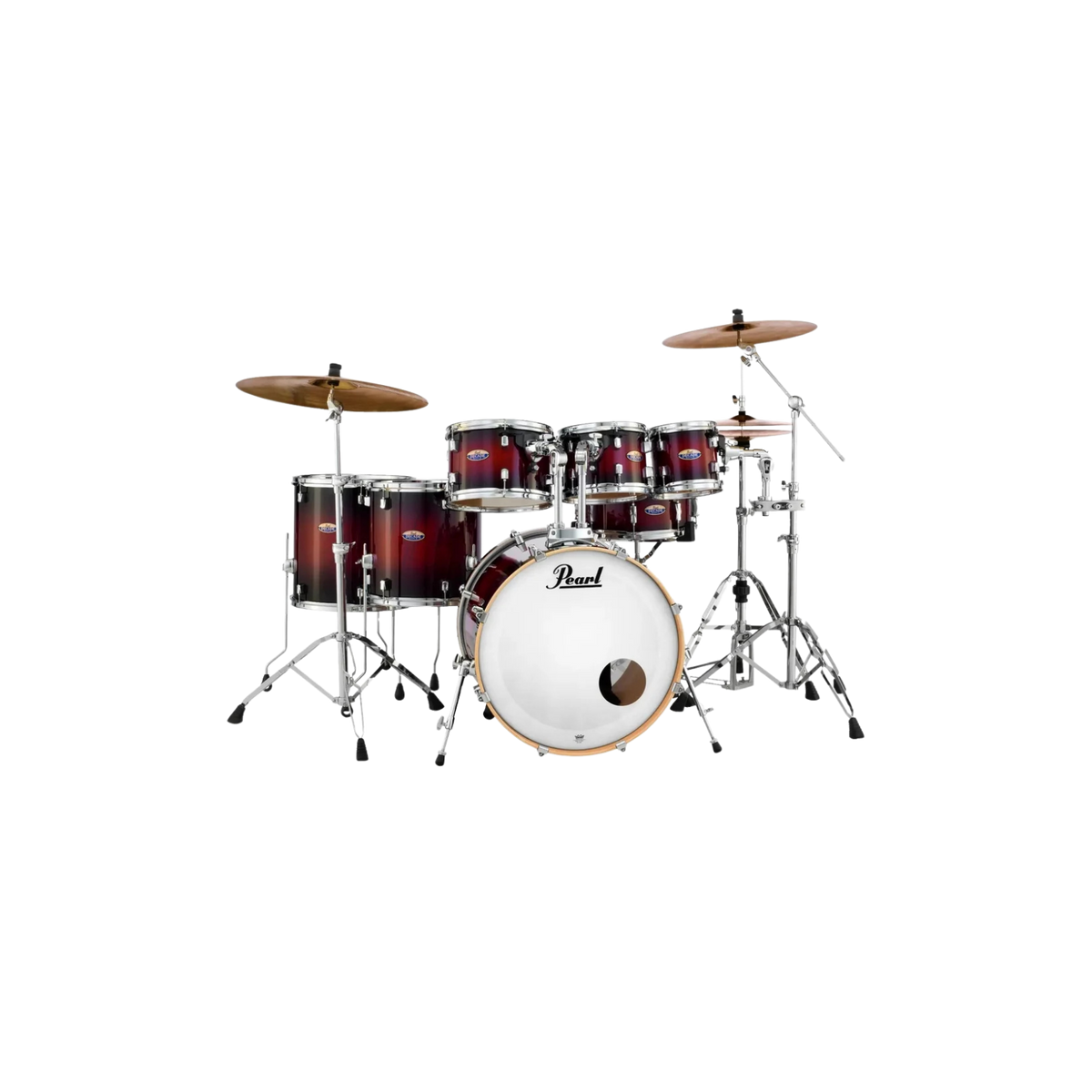 Pearl Decade Maple 7pc Shell Pack - Gloss Deep Red Burst