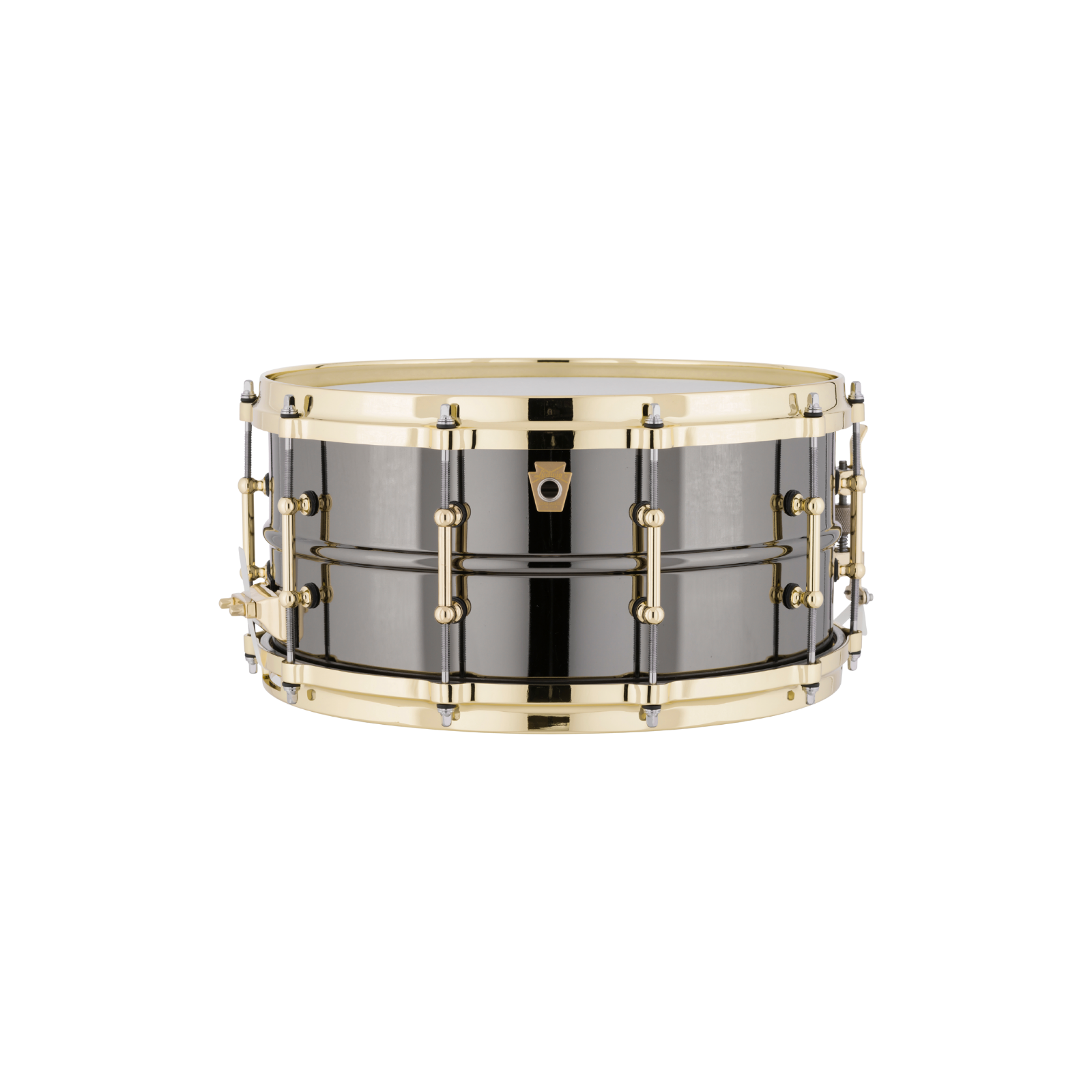 Ludwig LB417BT Black Beauty Snare Drum - Black Nickel Over Brass with Brass Hardware