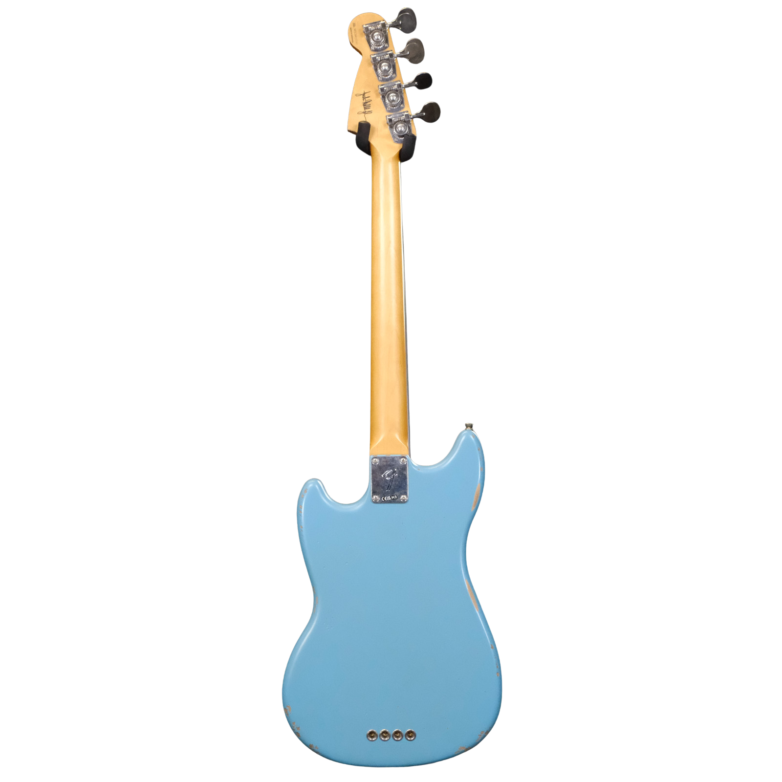 Fender Justin Meldal-Johnsen Road Worn Mustang Bass - Daphne Blue