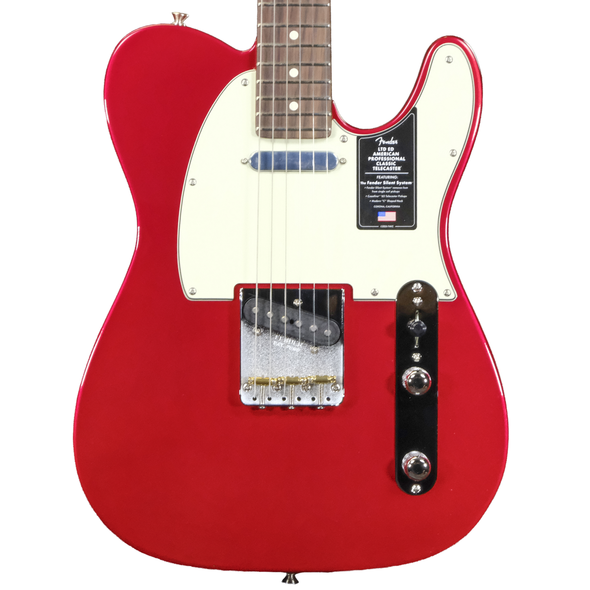 Fender Limited Edition American Professional Classic Telecaster featuring the Fender Silent System - Candy Apple Red