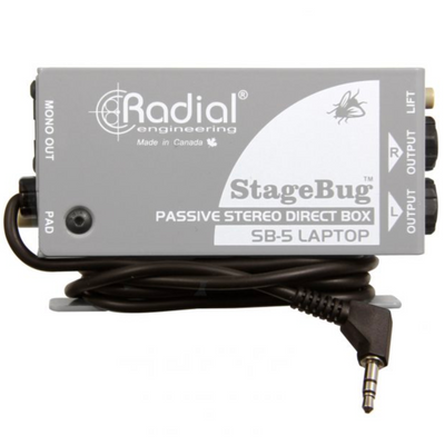 Radial Stagebug SB-5 Compact Stereo Laptop DI - Palen Music