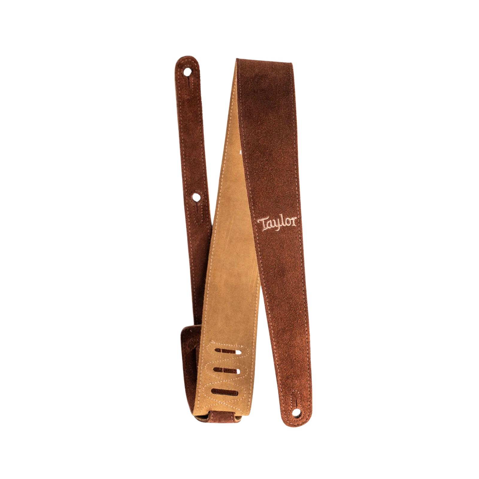 Taylor 2.5" Embroidered Suede Guitar Strap