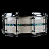 C&C Drum Co Gladstone Maple Snare Drum  - White Donkey Ear Abalone with Black Pua Inlay - Palen Music
