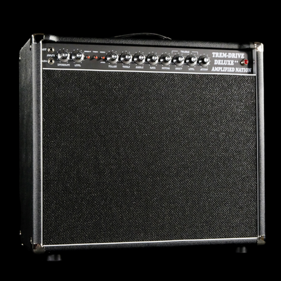Amplified Nation Trem Drive Deluxe 22 Watt Combo Amp - Black Tolex with Silver Sparkle - Palen Music