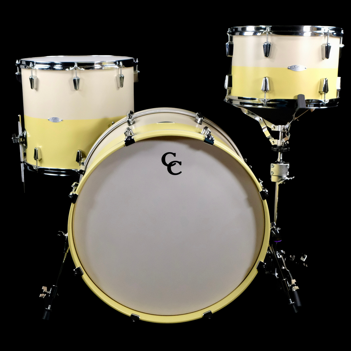 C&C Drum Co Gladstone Big Beat Drum Shell Pack 22/13/16 - Two Tone Ant