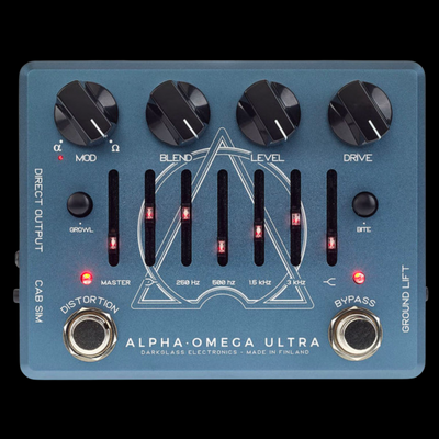Darkglass Alpha Omega Ultra V2 Dual Bass Preamp - Palen Music