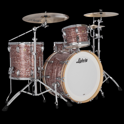Ludwig Classic Maple Fab 22 3-piece Shell Pack - Vintage Pink Oyster - Palen Music