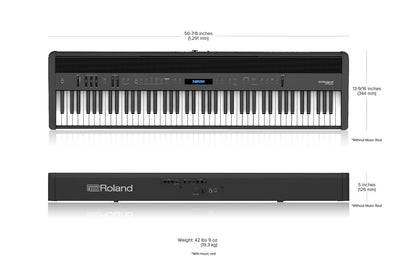 Roland FP-60X Digital Piano (Black) - Palen Music