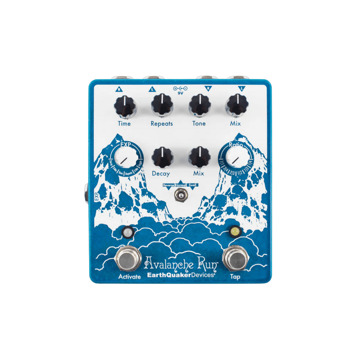 EarthQuaker Devices Avalanche Run V2 Stereo Delay/Reverb Pedal