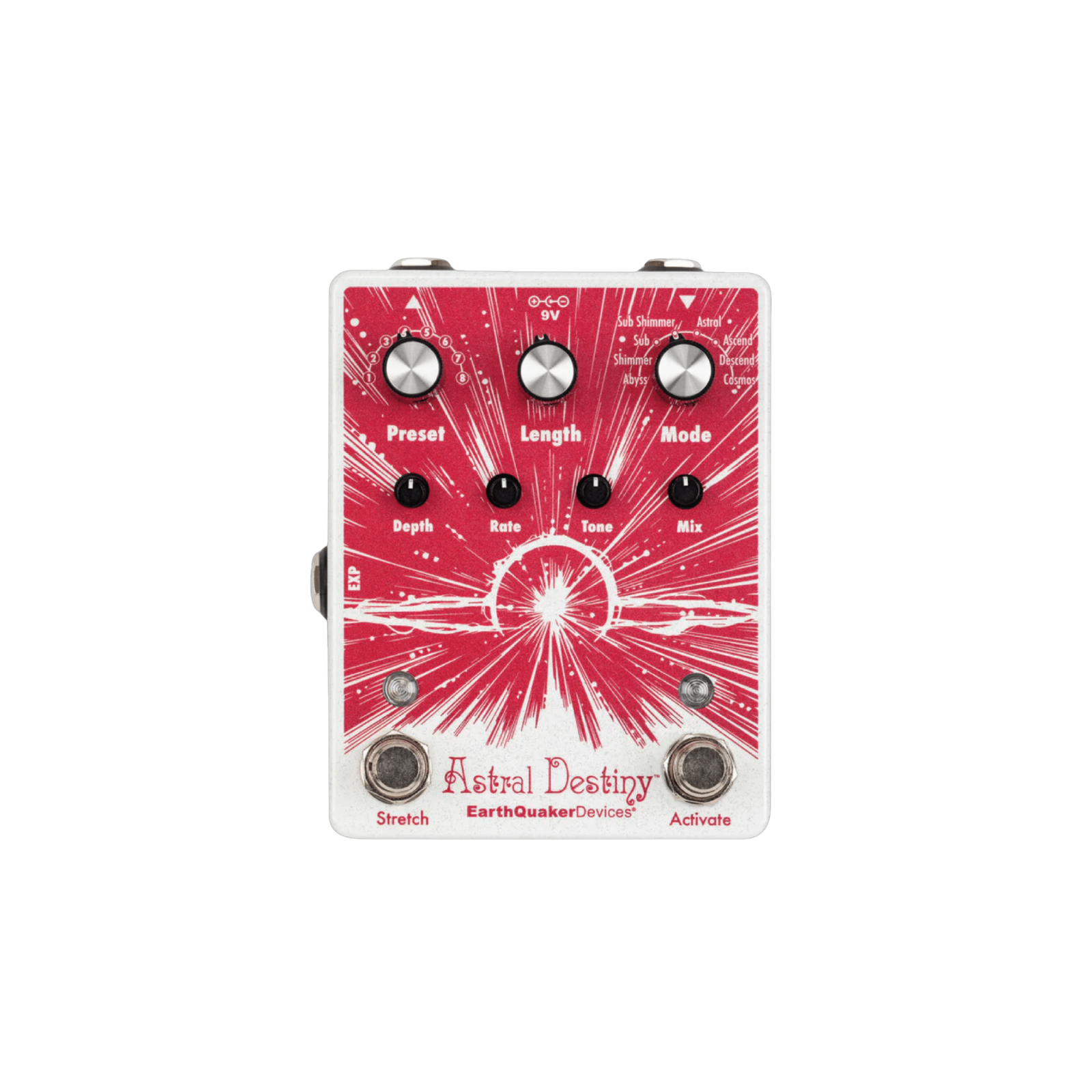EarthQuaker Devices Astral Destiny Octal Octave Reverberation Odyssey Reverb Pedal