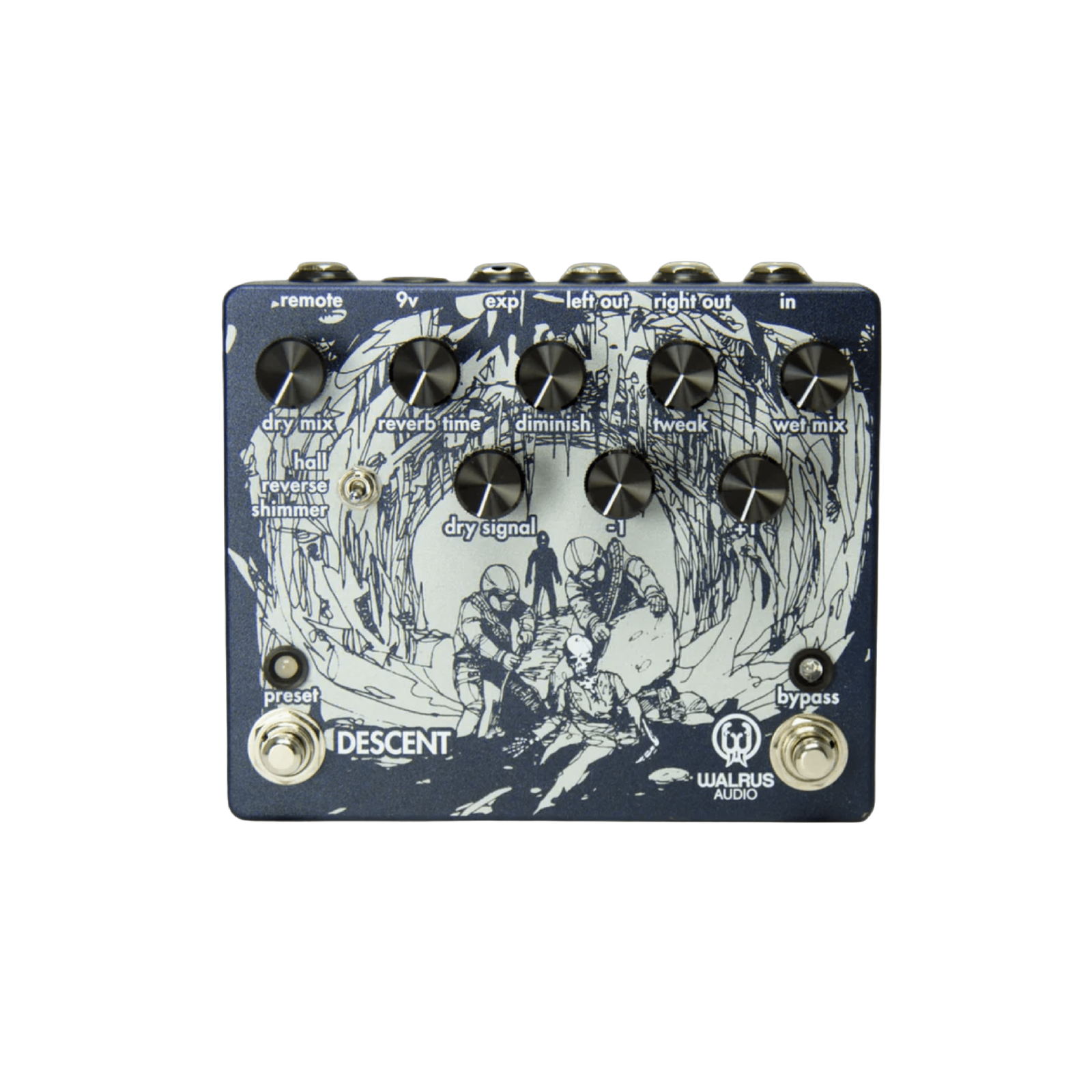 Walrus Audio Descent Reverb/Octave Machine Pedal