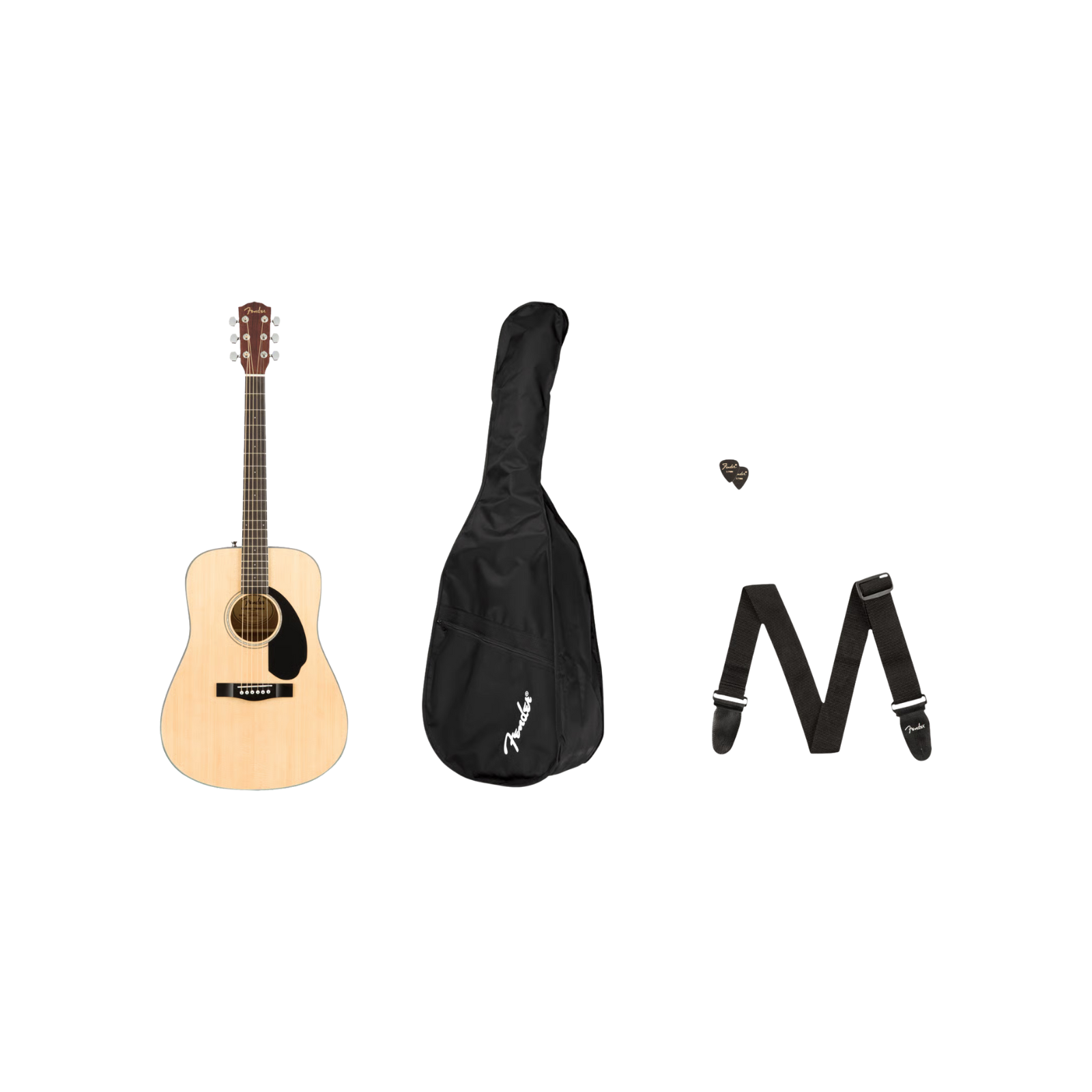 Fender CD-60S Dreadnought Pack - Natural